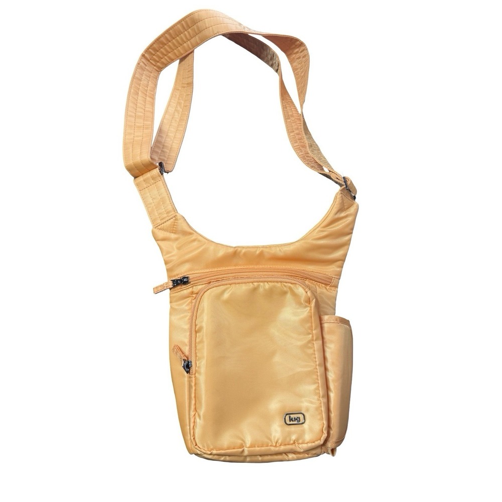 LUG Pivot Crossbody Bag - Hot Bright‎ orange Sling Bag Adjustable Strap